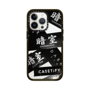 Casetify x Darkr8m Studio Tape Impact iPhone Case Clear Black