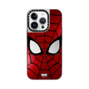 Casetify x Marvel iPhone Spider-Man Mask Magsafe Mirror Case Silver Mirror Silver Bumper