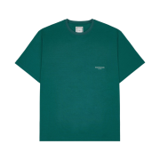 Wooyoungmi Cotton Leather Label T-Shirt Green