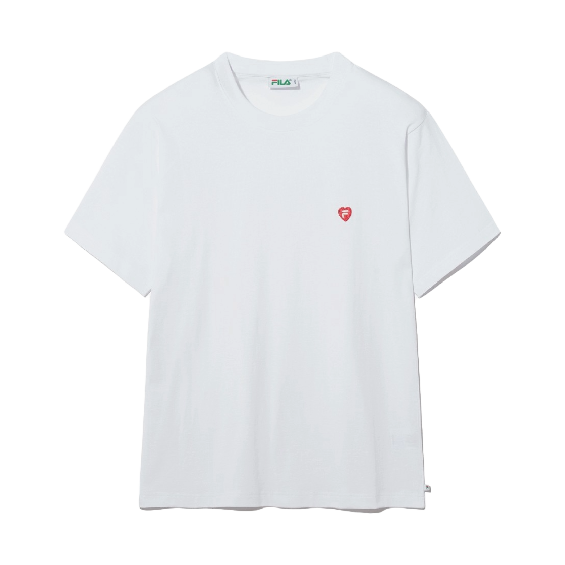 [6% 적립] 휠라 F+ 아도로 반팔 티셔츠 퓨어 화이트