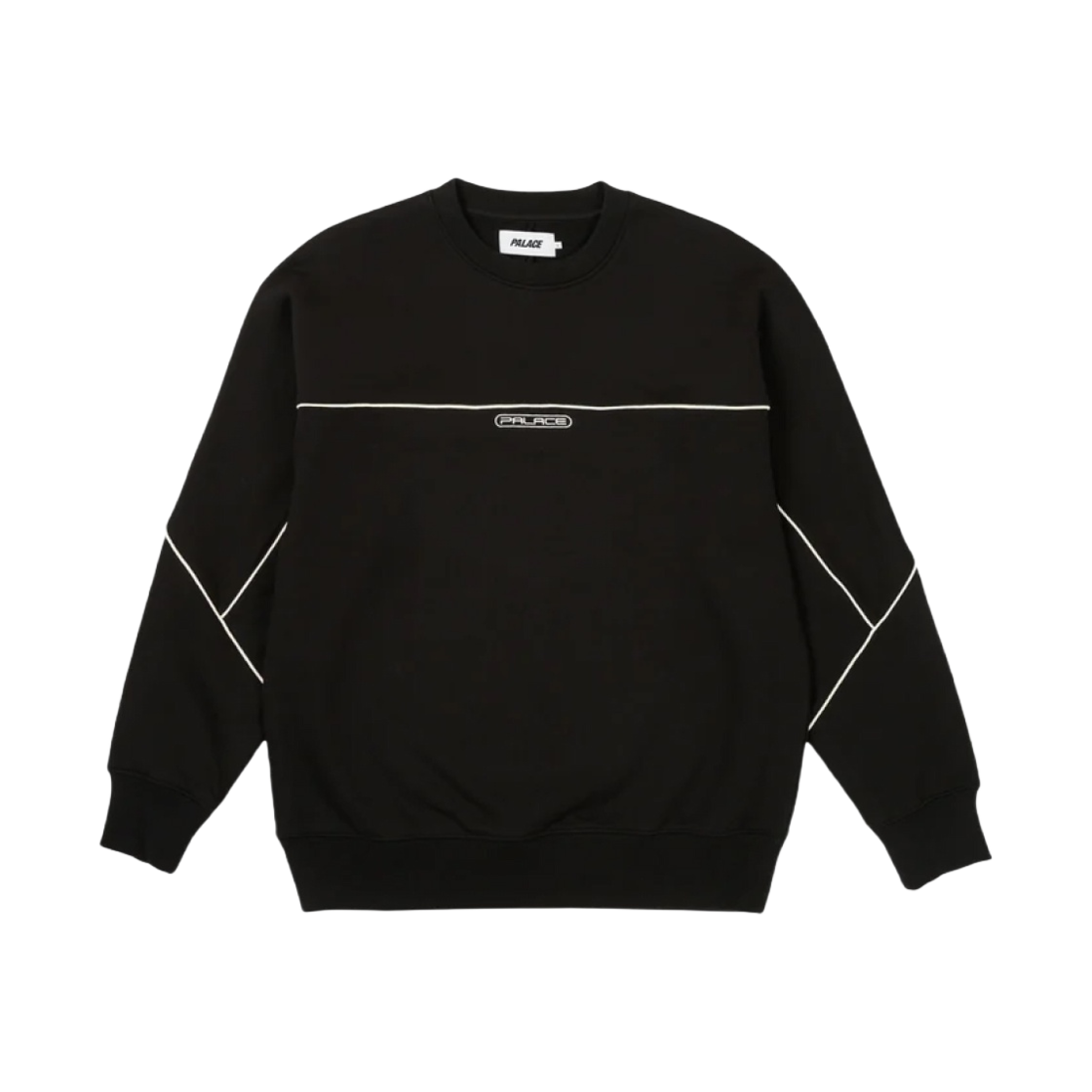 팔라스 파이프드 크루 블랙 - 23FW(Palace Piped Crew Black - 23FW) - 1