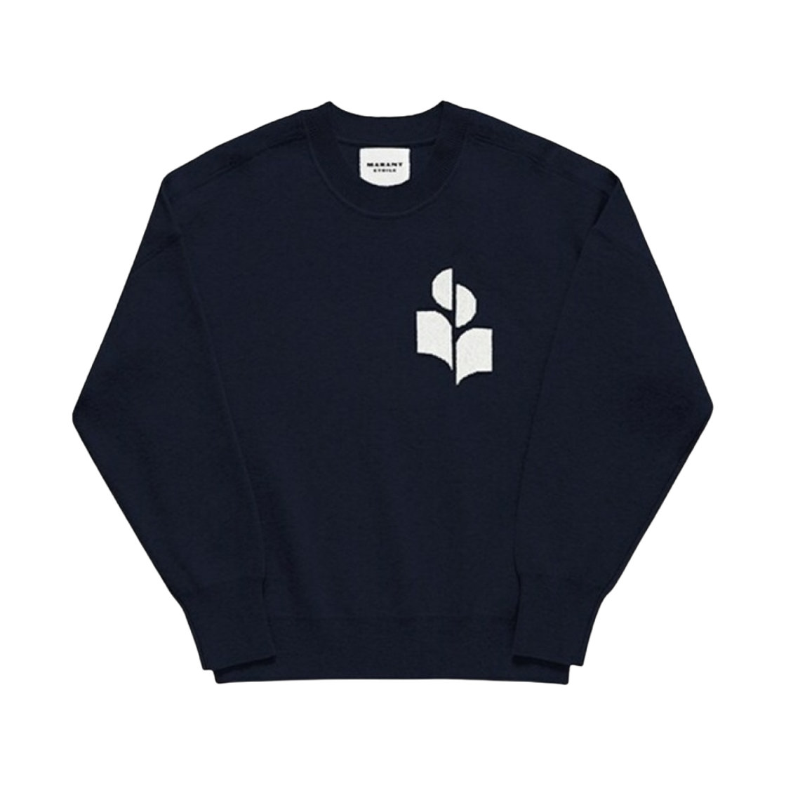 PU0007FA-A1X04E-30MI (W) Isabel marant Etoile Atlee Wool Blend Sweater Midnight - 23SS