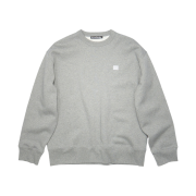 Acne Studios Fonbar Face Crewneck Sweatshirt Light Grey Melange