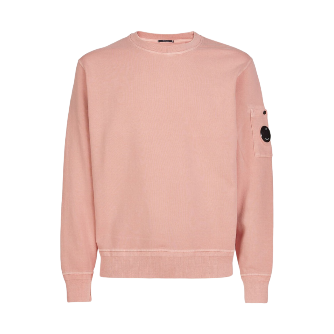 14CMSS136A005398R509 C.P. Company Cotton Fleece Resist Dyed Sweatshirt Pale Mauve Pink - 23SS