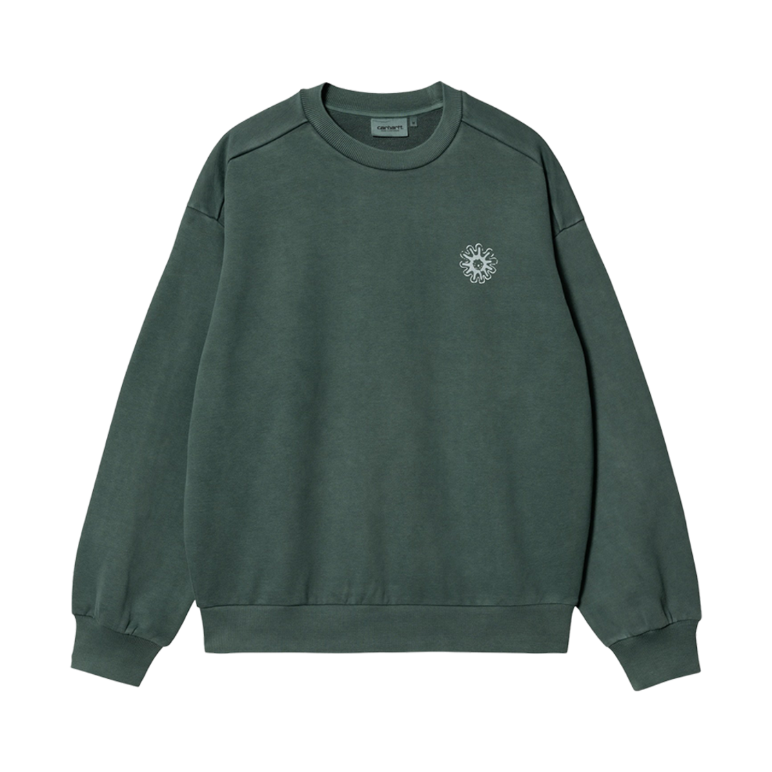 I032173-1N9-PG Carhartt WIP Splash Sweatshirt Discovery Green