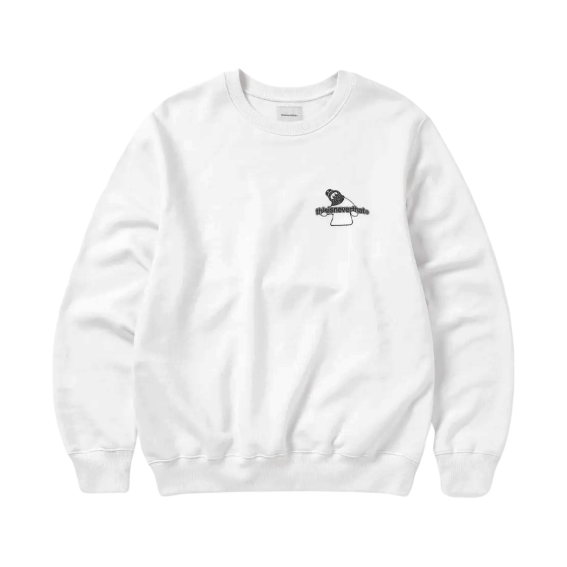 디스이즈네버댓 x 신노운스케 미스터 스웨트셔츠 화이트(thisisneverthat x Shinknownsuke Mister Sweatshirt White) - 2