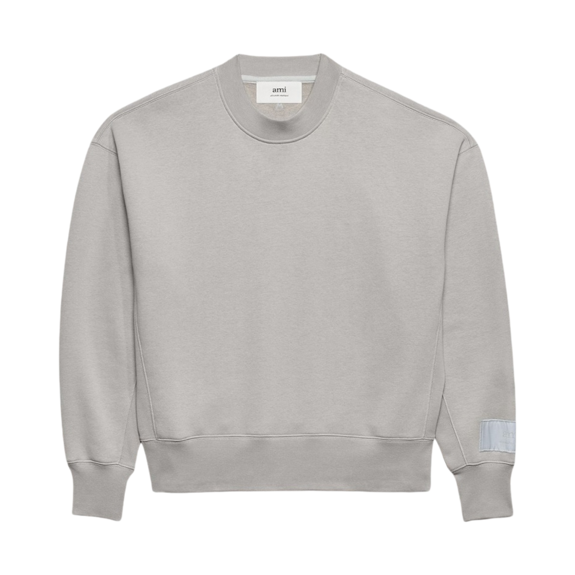 아미 알렉산드레 마티우시 스웨트셔츠 펄 그레이(Ami Alexandre Mattiussi Sweatshirts Pearl Grey) - 1