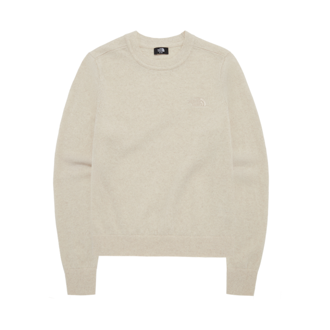 NT7AQ83B (W) The North Face Re:Wool Sweater Ivory