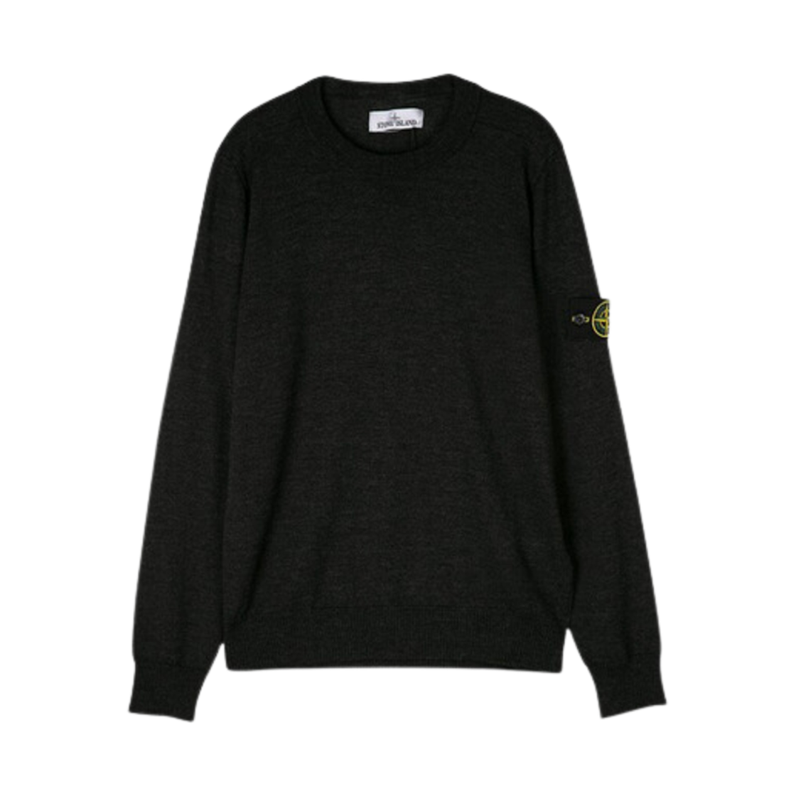 스톤 아일랜드 510C4 와펜 패치 크루넥 니트 다크 그레이 - 22FW(Stone Island 510C4 Wappen Patch Crewneck Knit Dark Grey - 22FW)