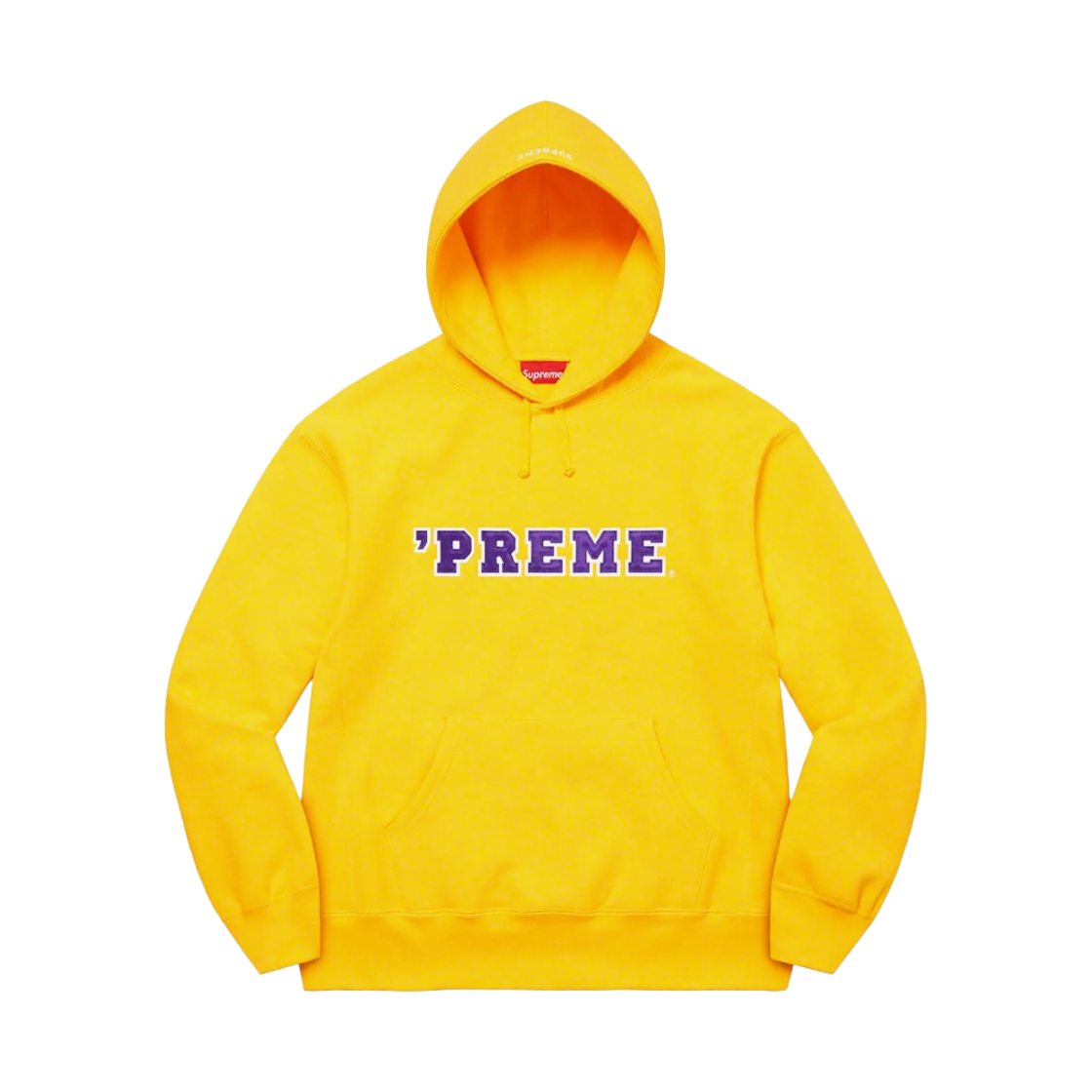 슈프림 프림 후드 스웨트셔츠 엘로우 - 22FW(Supreme Preme Hooded Sweatshirt Yellow - 22FW) - 1