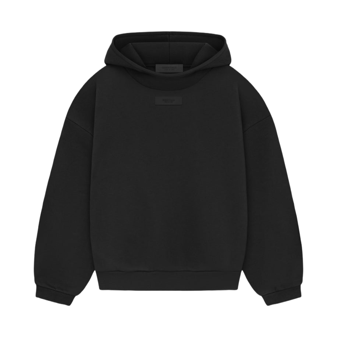 에센셜 후드 제트 블랙 - 24SS(Essentials Hoodie Jet Black - 24SS)