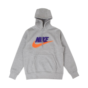 Nike Club Fleece Pullover Hoodie Dark Grey Heather - Asia