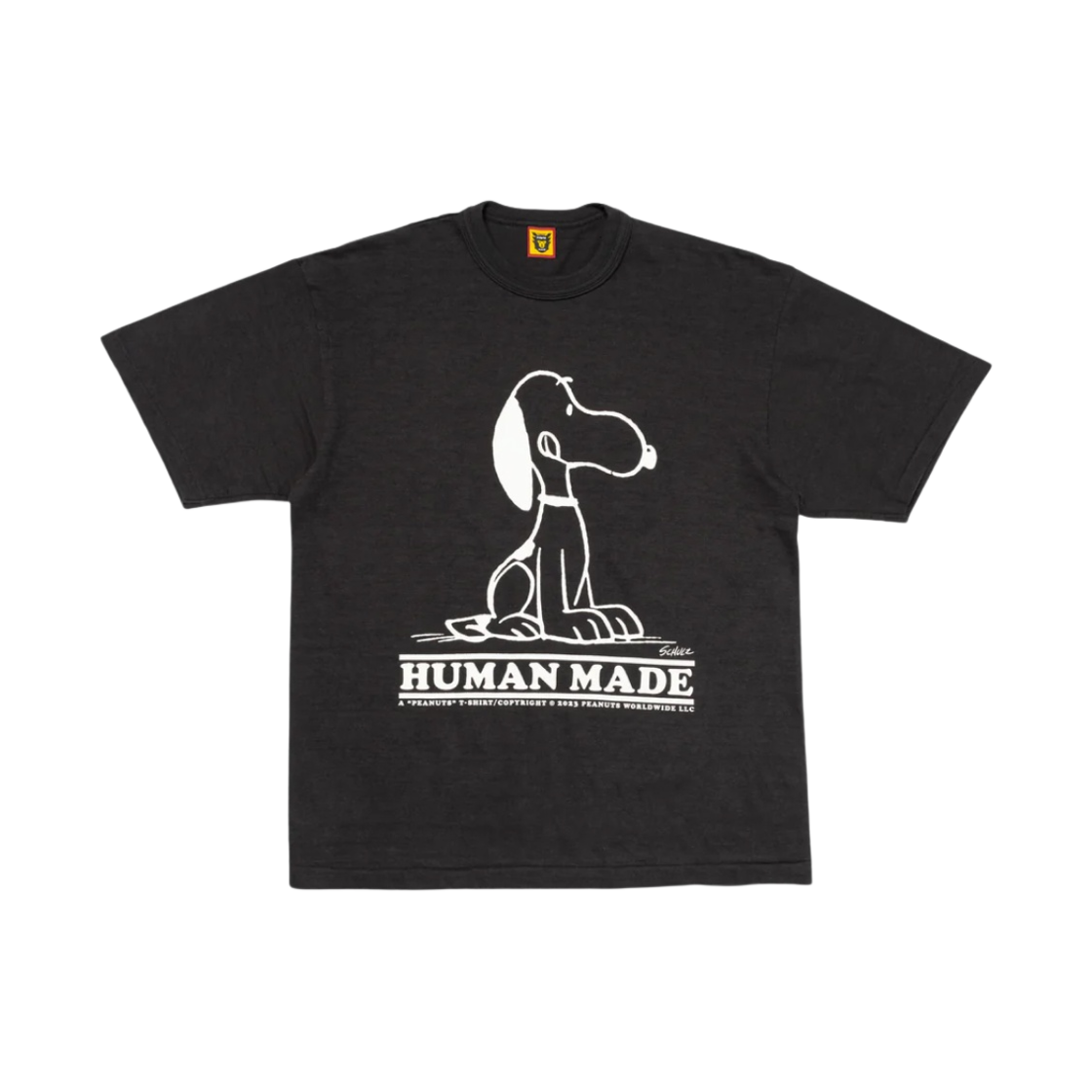 휴먼 메이드 피너츠 티셔츠 #1 블랙(Human Made Peanuts T-Shirt #1 Black) - 1