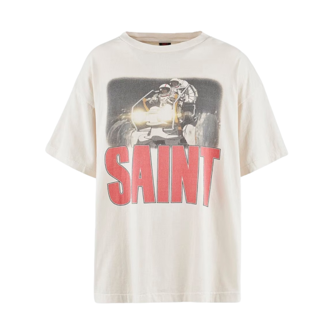 세인트 마이클 x 프리덤 숏슬리브 티셔츠 화이트 - 24SS(SAINT Mxxxxxx x Freedom S/S T-Shirt White - 24SS)