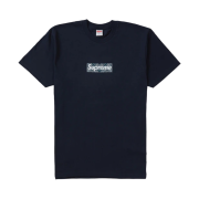 Supreme Bandana Box Logo T-Shirt Navy - 19FW