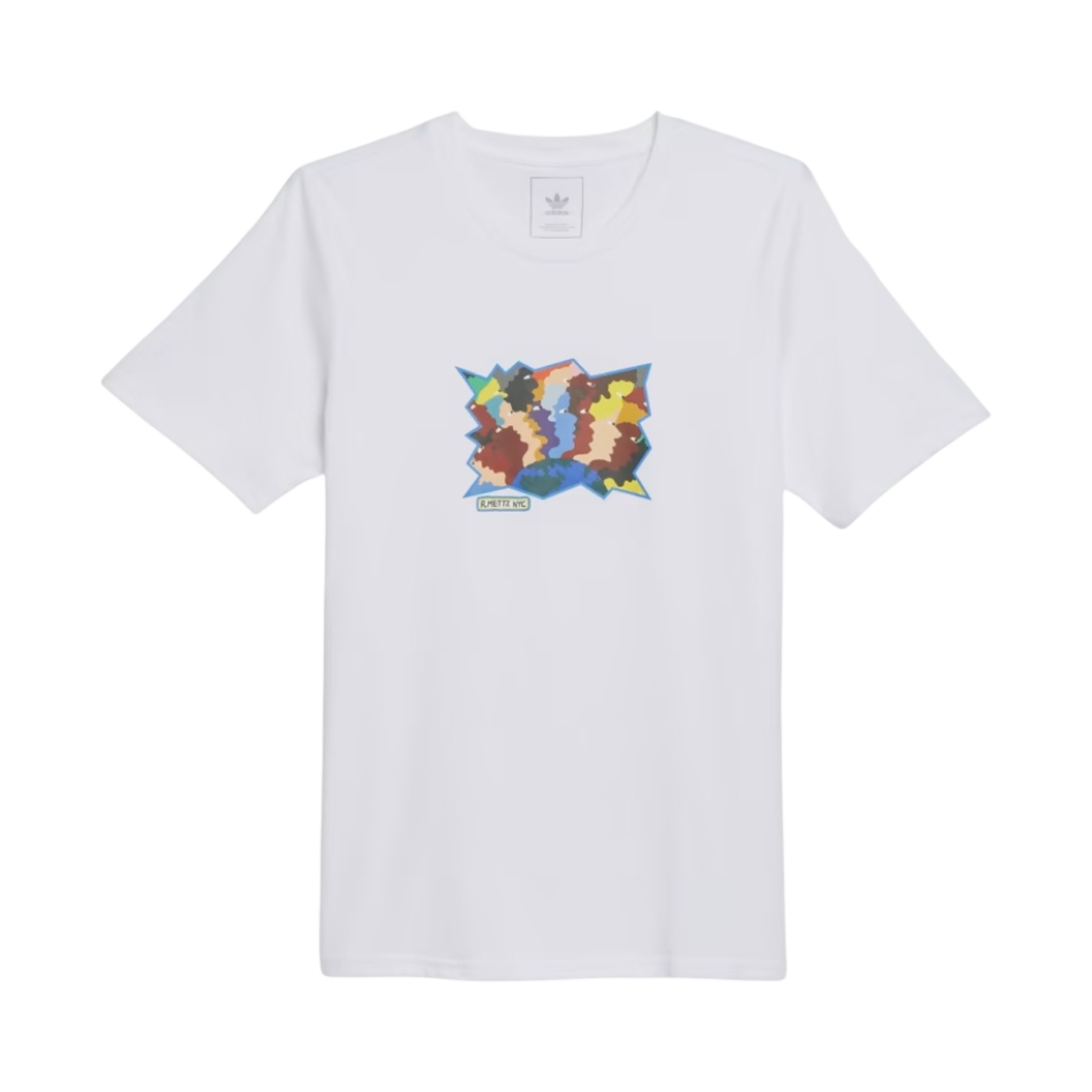 HM9360 Adidas Mettz World Peeps Short Sleeve T-shirts White - KR Sizing