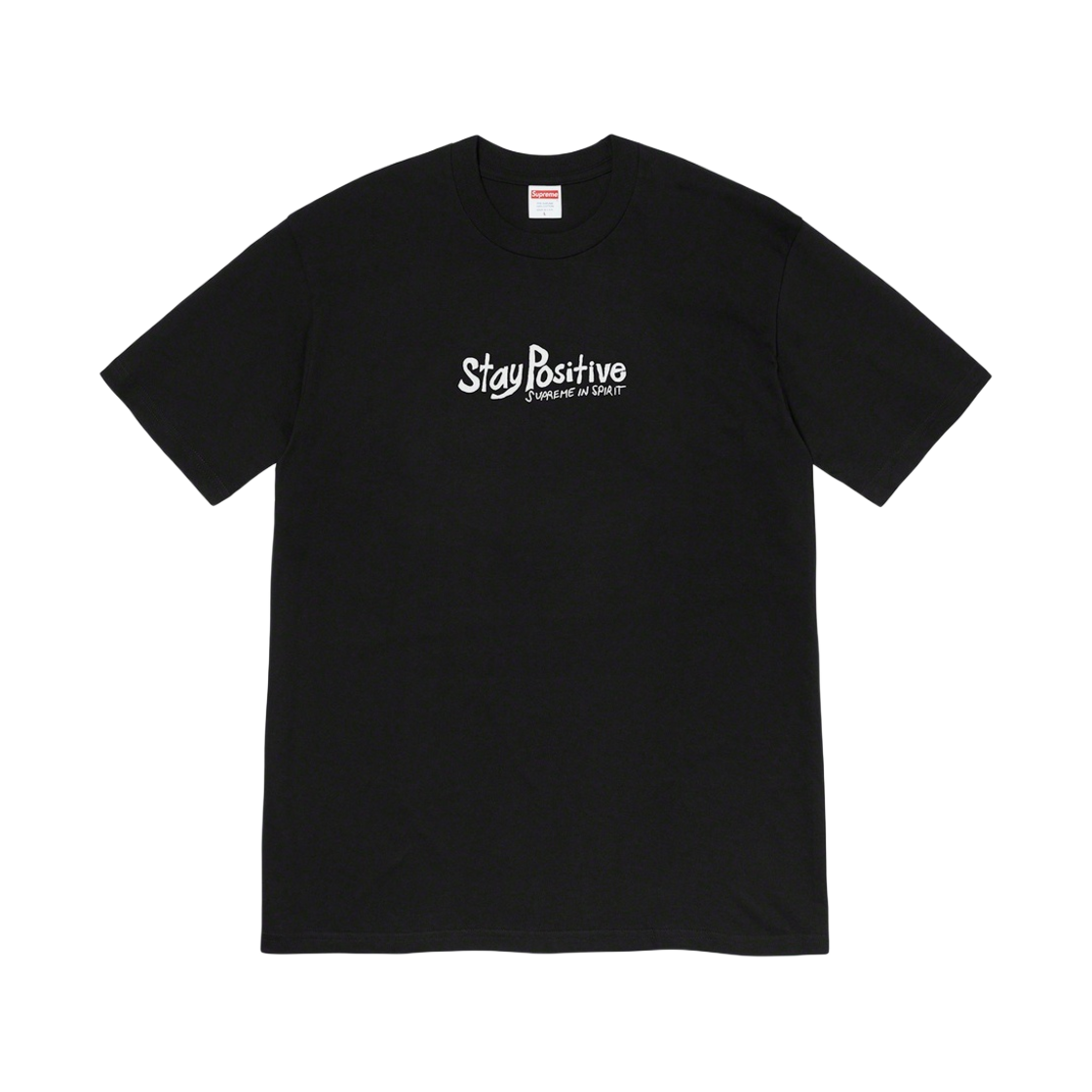 슈프림 스테이 포지티브 티셔츠 블랙 - 20FW(Supreme Stay Positive T-Shirt Black - 20FW) - 1
