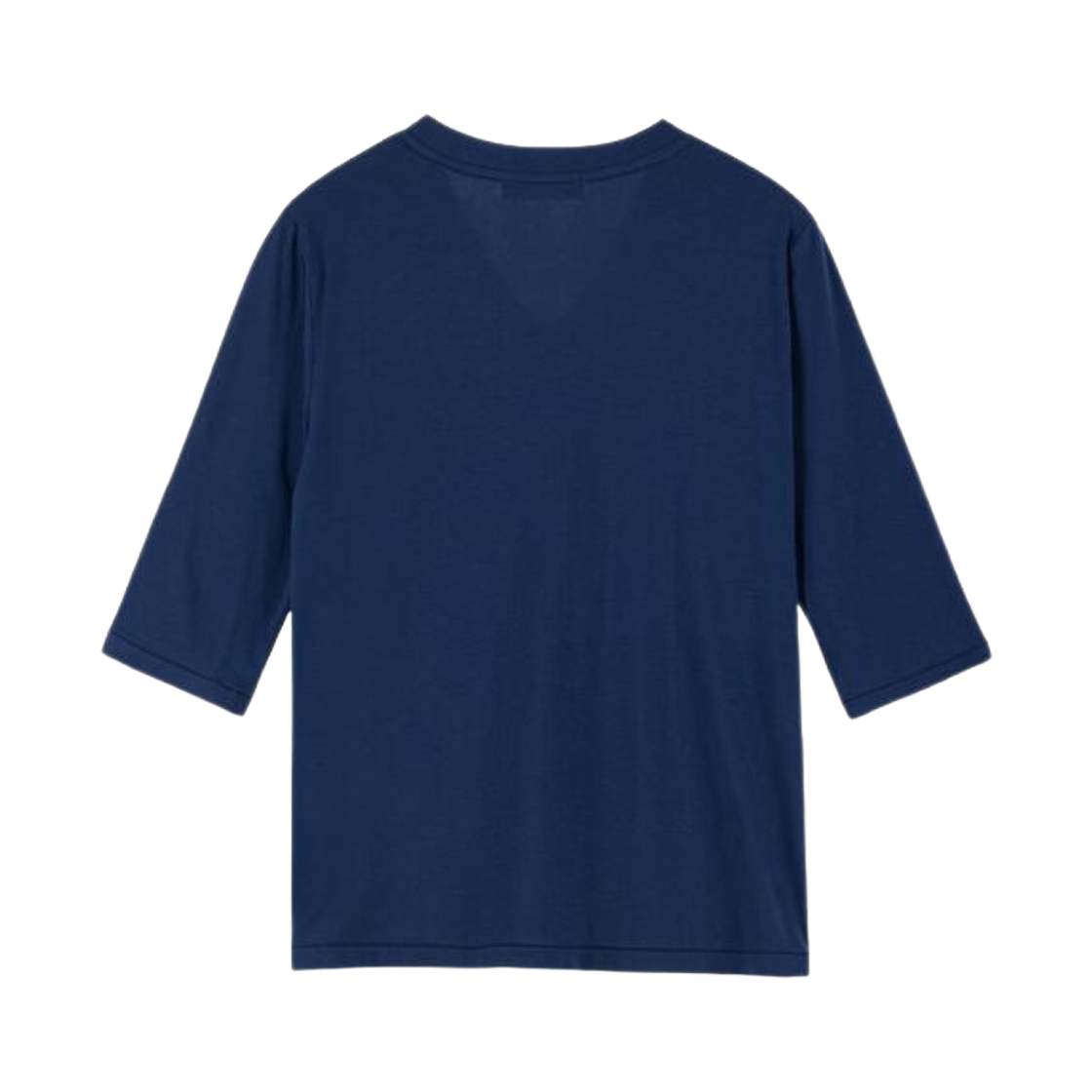 (W) 다이닛 브이 넥 슬리브 티셔츠 네이비((W) Deinet V Neck Sleeve T-Shirts in Navy) - 2