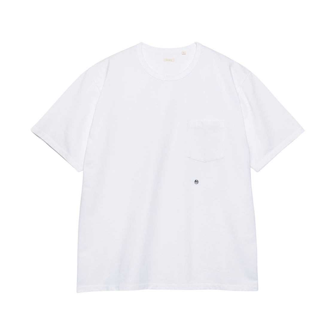 S25SI114 Nanamica Coolmax Jersey Pocket T-Shirt White