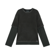 Vacant Archive Lavi Layered Long Sleeve Black
