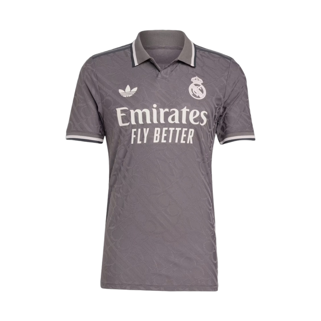 아디다스 레알 마드리드 2024/25 3rd 어센틱 저지 차콜 - KR 사이즈 (논 마킹 버전)(Adidas Real Madrid 2024/25 3rd Authentic Jersey Charcoal - KR Sizing (Non Marking Ver.))