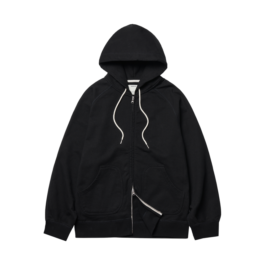 RML22FWHD03 Fort Zip-up Hoodie Black