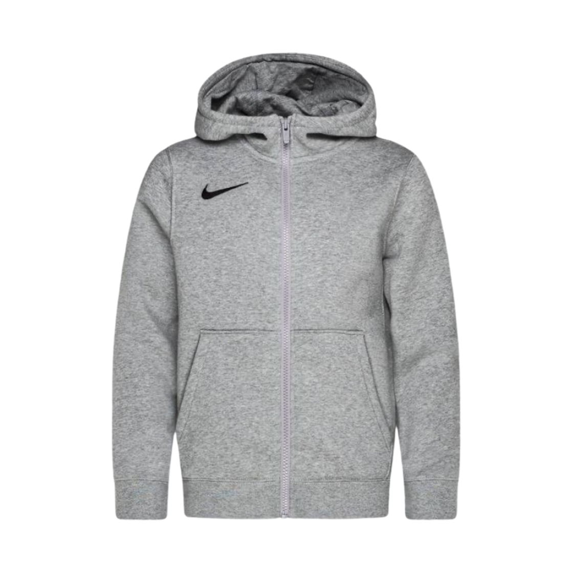 (키즈) 나이키 파크 20 플리스 풀집 후드 다크 그레이 헤더((Kids) Nike Park 20 Fleece Full Zip Hoodie Dark Grey Heather) - 1