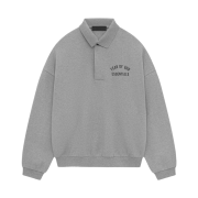 Essentials Fleece Polo Dark Heather - 24FW