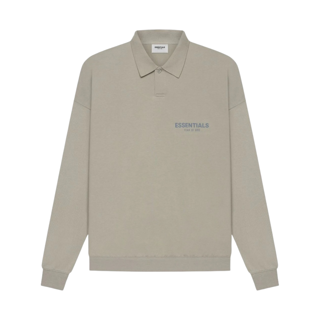 에센셜 롱슬리브 프렌치 테리 폴로 모스 - 21SS(Essentials Long Sleeve French Terry Polo Moss - 21SS) - 1