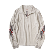 Kapital Ortega Jersey Half Zip L/S T-Shirt Kinari