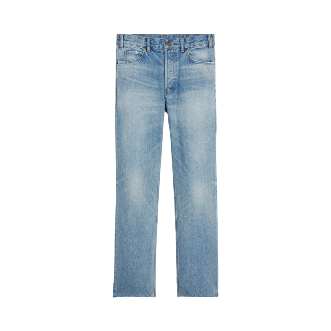 (W) 셀린느 데님 폴리 진 스틸 블루 워시((W) Celine Polly Jeans in Denim Steel Blue Wash) - 1