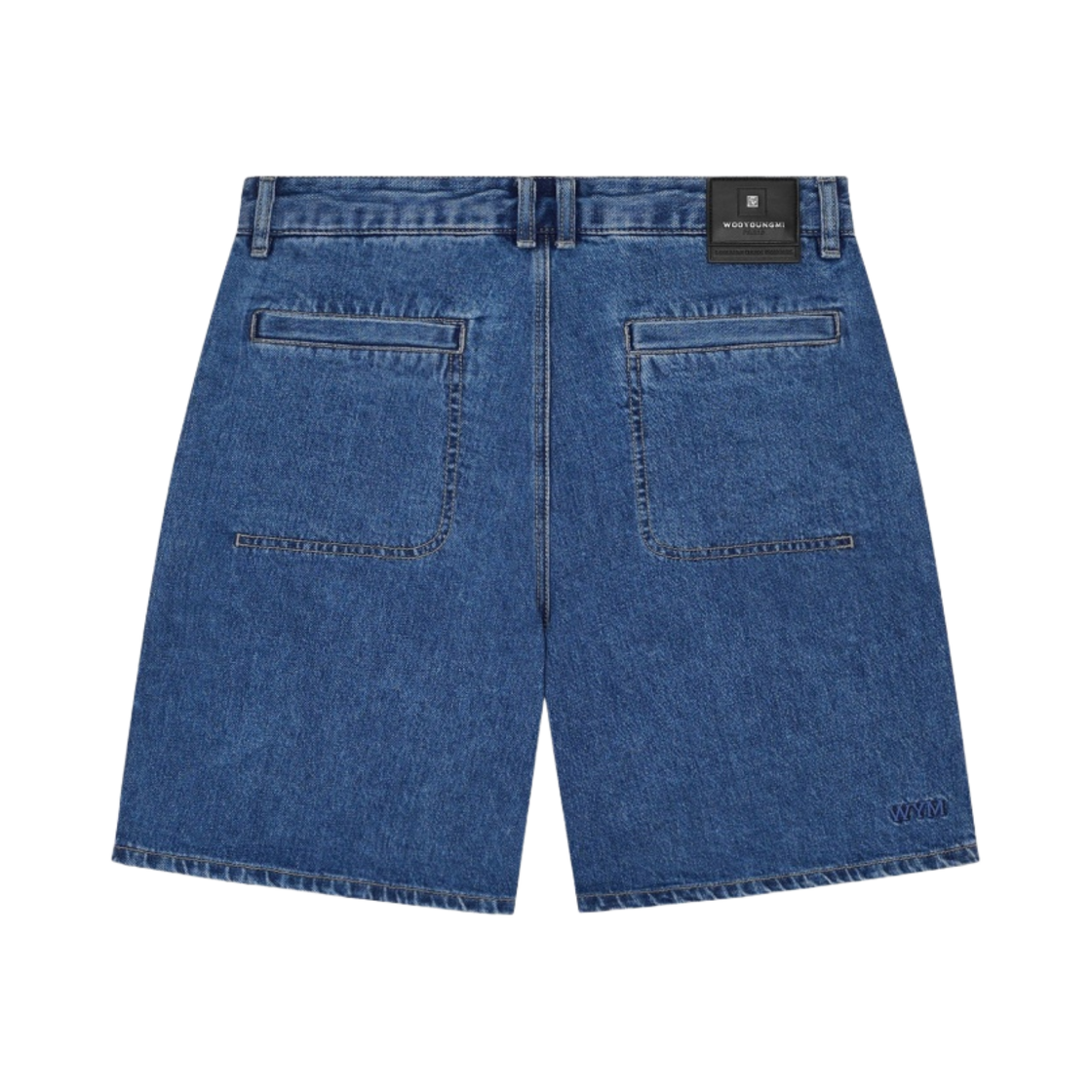 우영미 데님 숏 팬츠 블루 - 23SS(Wooyoungmi Denim Short Pants Blue - 23SS) - 2