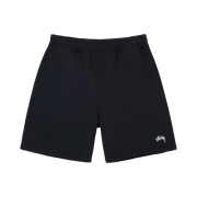 Stussy Overdyed Stock Logo Shorts Black