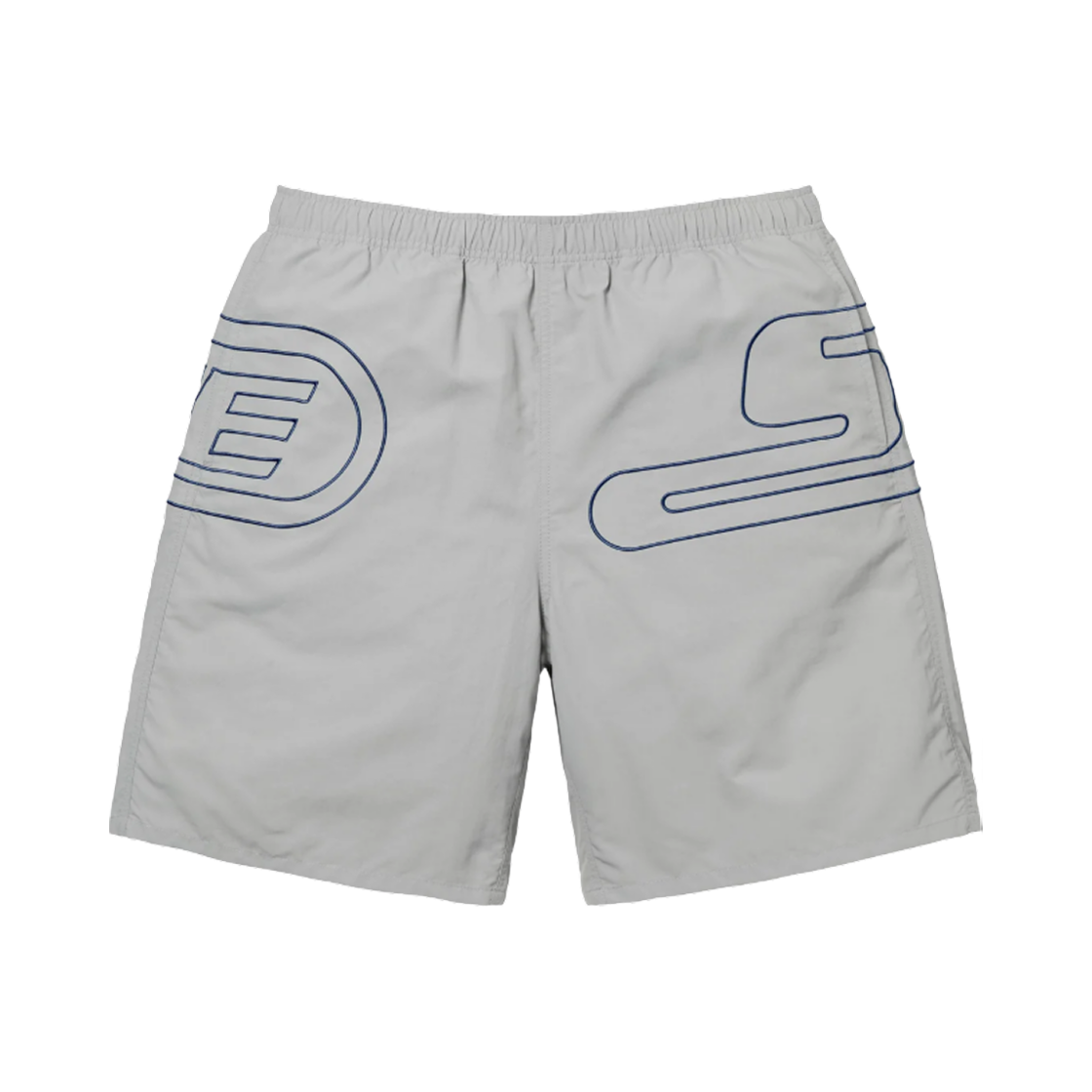 슈프림 빅 로고 나일론 쇼츠 그레이 - 25SS