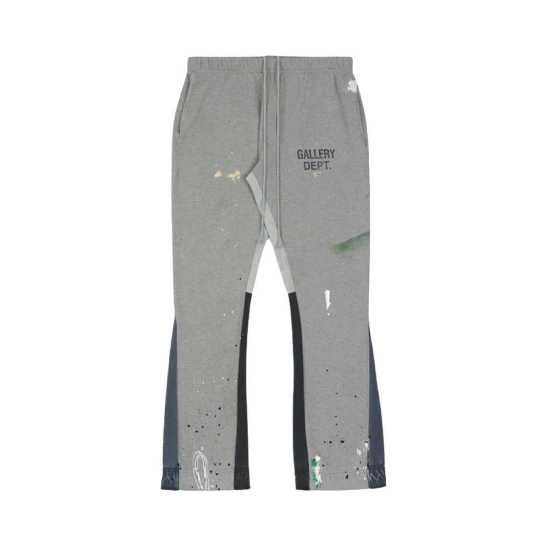 갤러리 디파트먼트 GD 로고 플레어 스웨트팬츠 헤더 그레이(Gallery Dept. GD Logo Flare Sweatpants Heather Grey)