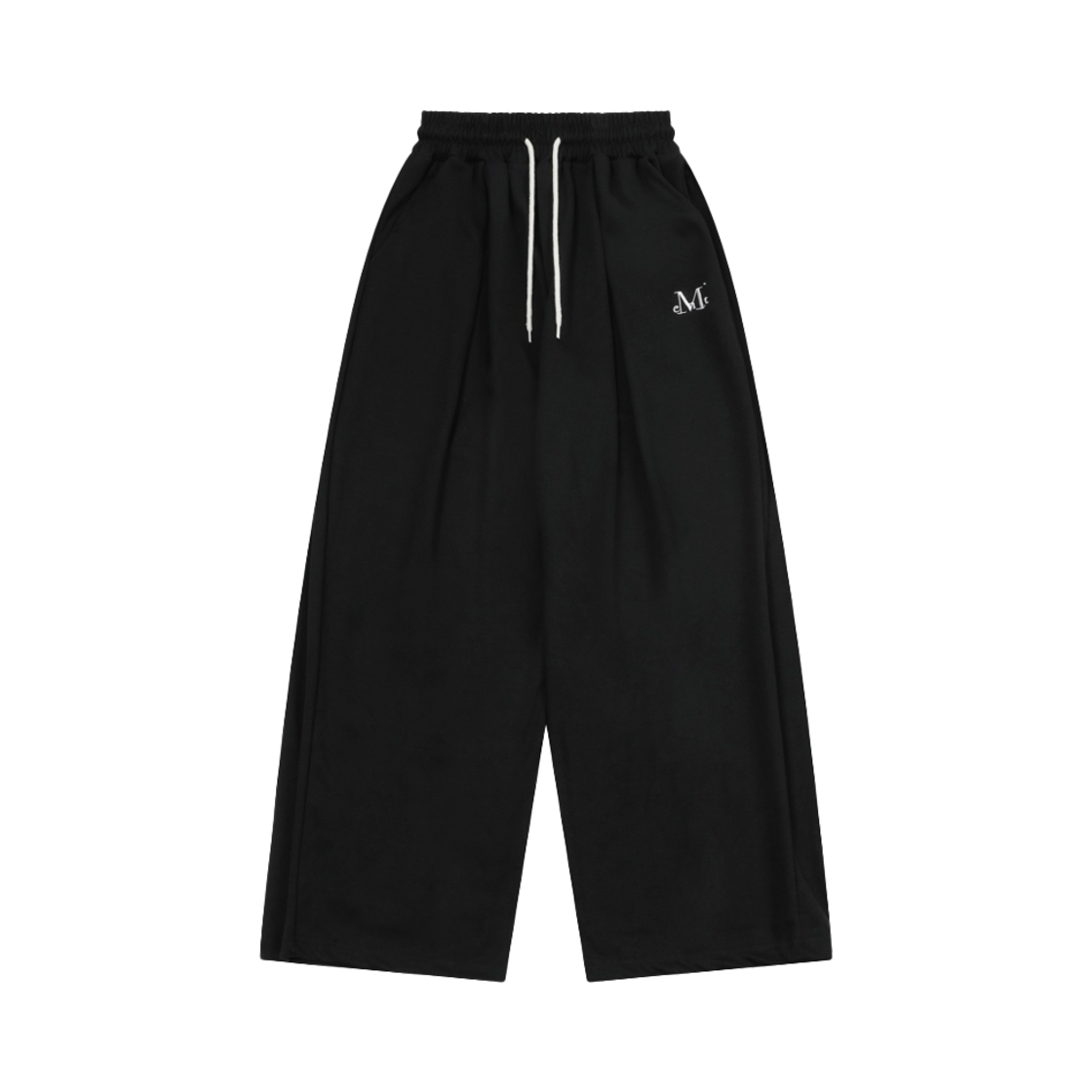 무센트 시그니처 4 핀턱 와이드 스웻 팬츠 블랙(MUCENT Signature Four Pintuck Wide Sweat Pants Black)