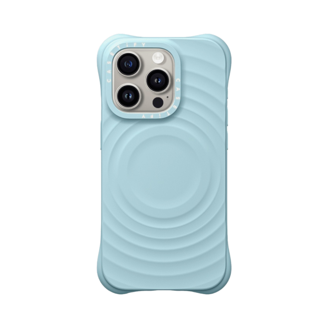 케이스티파이 아이폰 맥세이프 리플 케이스 스카이 블루(Casetify iPhone Magsafe Ripple Case Sky Blue)