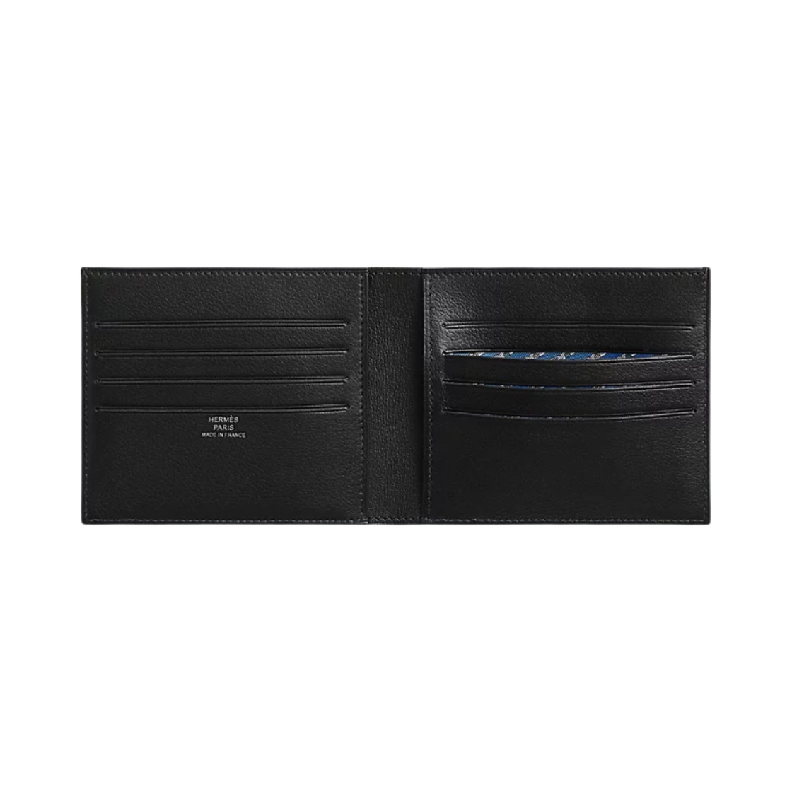 에르메스 시티즌 트윌 컴팩트 카드 홀더 누아 블루 잔지바(Hermes Citizen Twill Compact Card Holder Noir Bleu Zanzibar) - 2