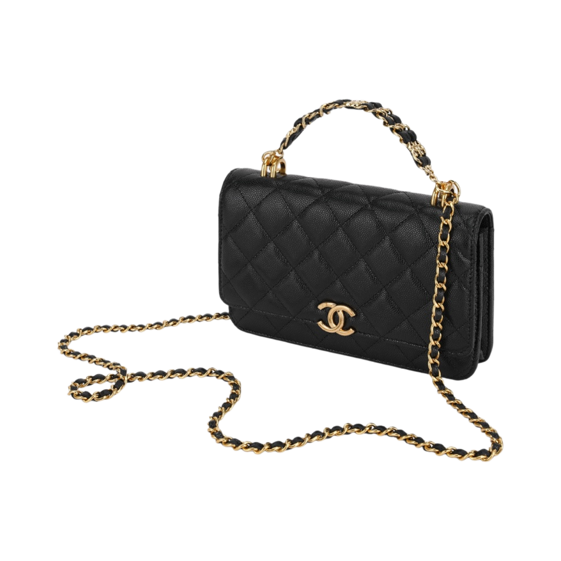샤넬 체인 지갑 그레인드 카프스킨 & 골드 메탈 블랙(Chanel Wallet On Chain Grained Calfskin & Gold Black) - 3