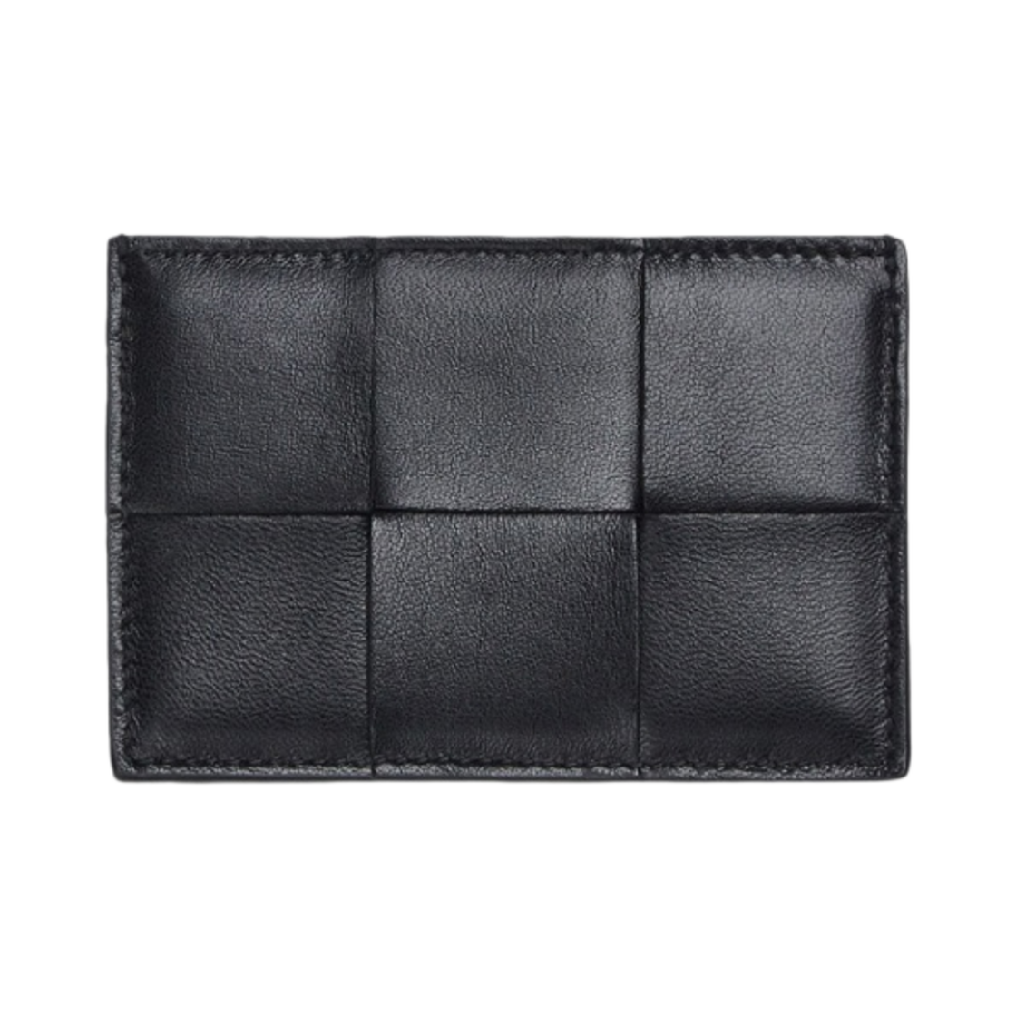 보테가 베네타 카드 케이스 램스킨 & 카프스킨 블랙(Bottega Veneta Credit Card Case Lambskin & Calfskin Black)