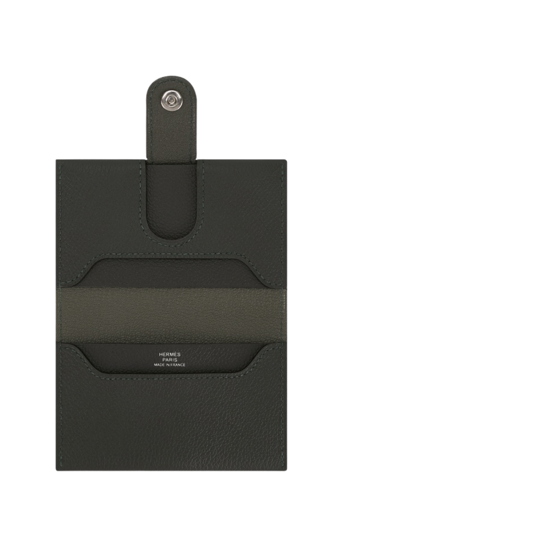 에르메스 R.M.S 카드 홀더 에버컬러 & 팔라듐 하드웨어 베르 드 그리(Hermes R.M.S Card Holder Evercolor & Palladium Vert De Gris) - 2