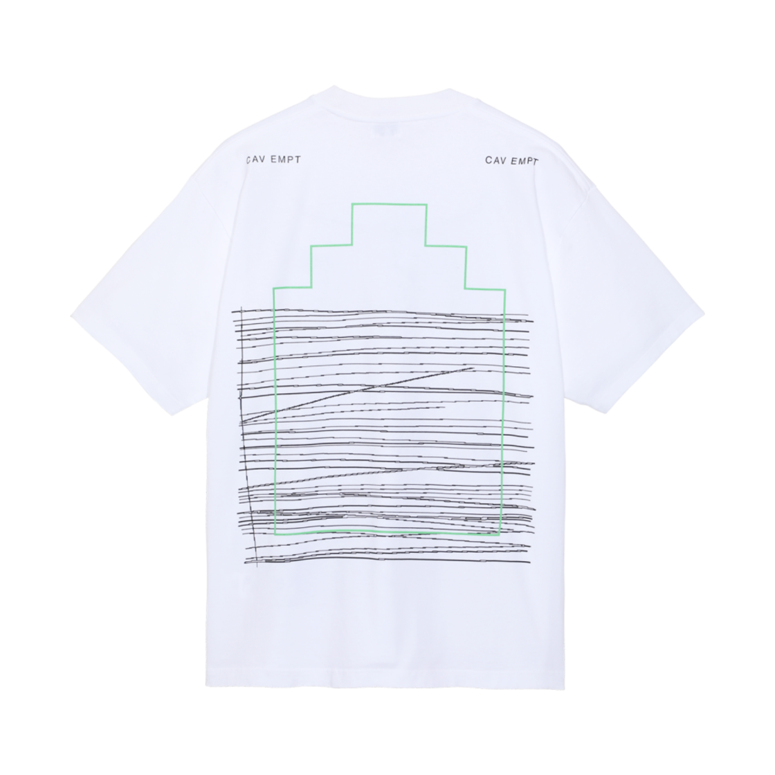 카브엠트 FK 시트10 티셔츠 화이트 - 23SS(Cav Empt FK Sheet10 T-Shirt White - 23SS) - 2