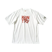 Kapital Rookie Crew T-Shirt Kountry Patch Red