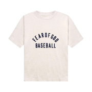Fear of God Baseball T-Shirt Cream Heather Navy