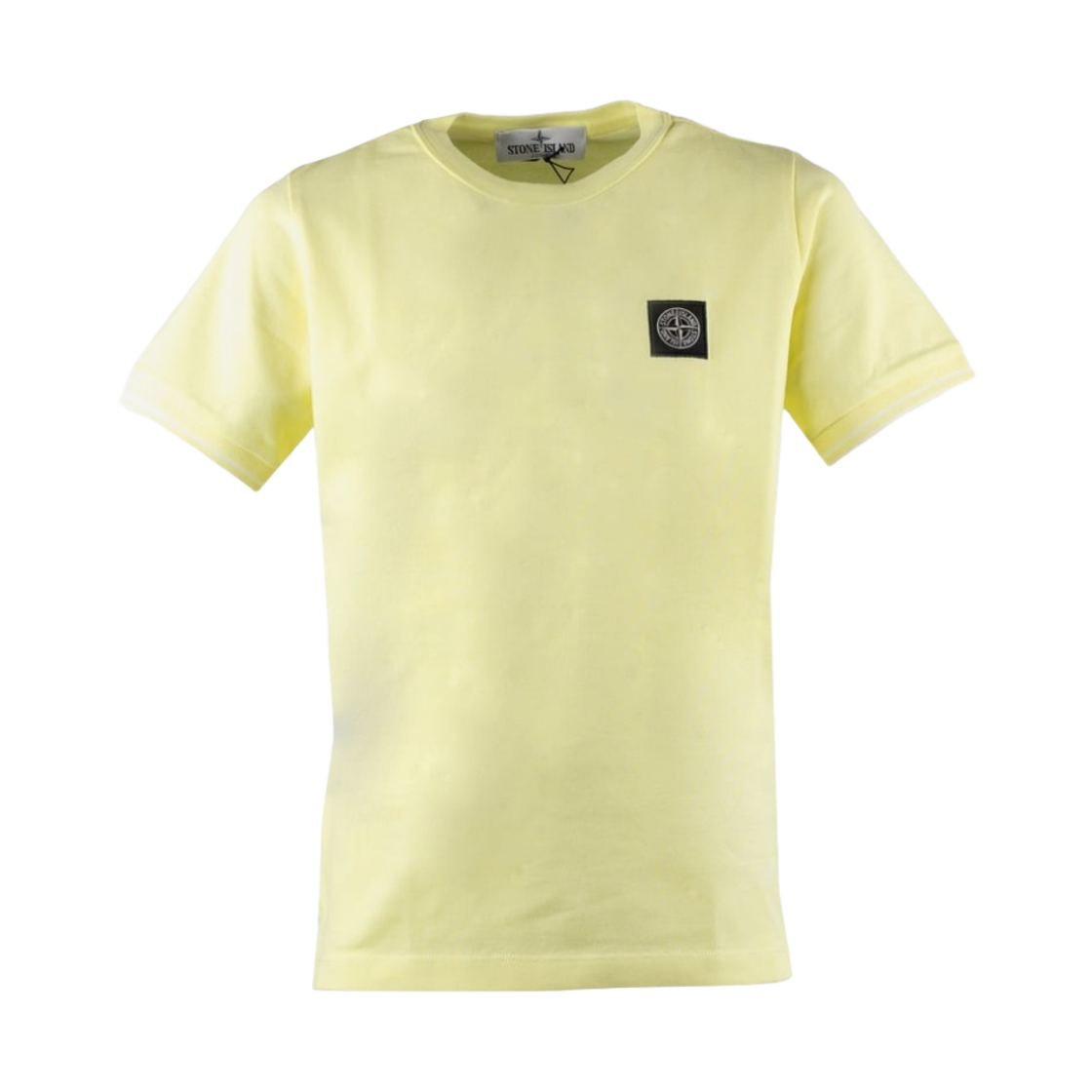 (키즈) 스톤 아일랜드 20748 티셔츠 레몬 - 23SS((Kids) Stone Island 20748 T-Shirt Lemon - 23SS) - 1