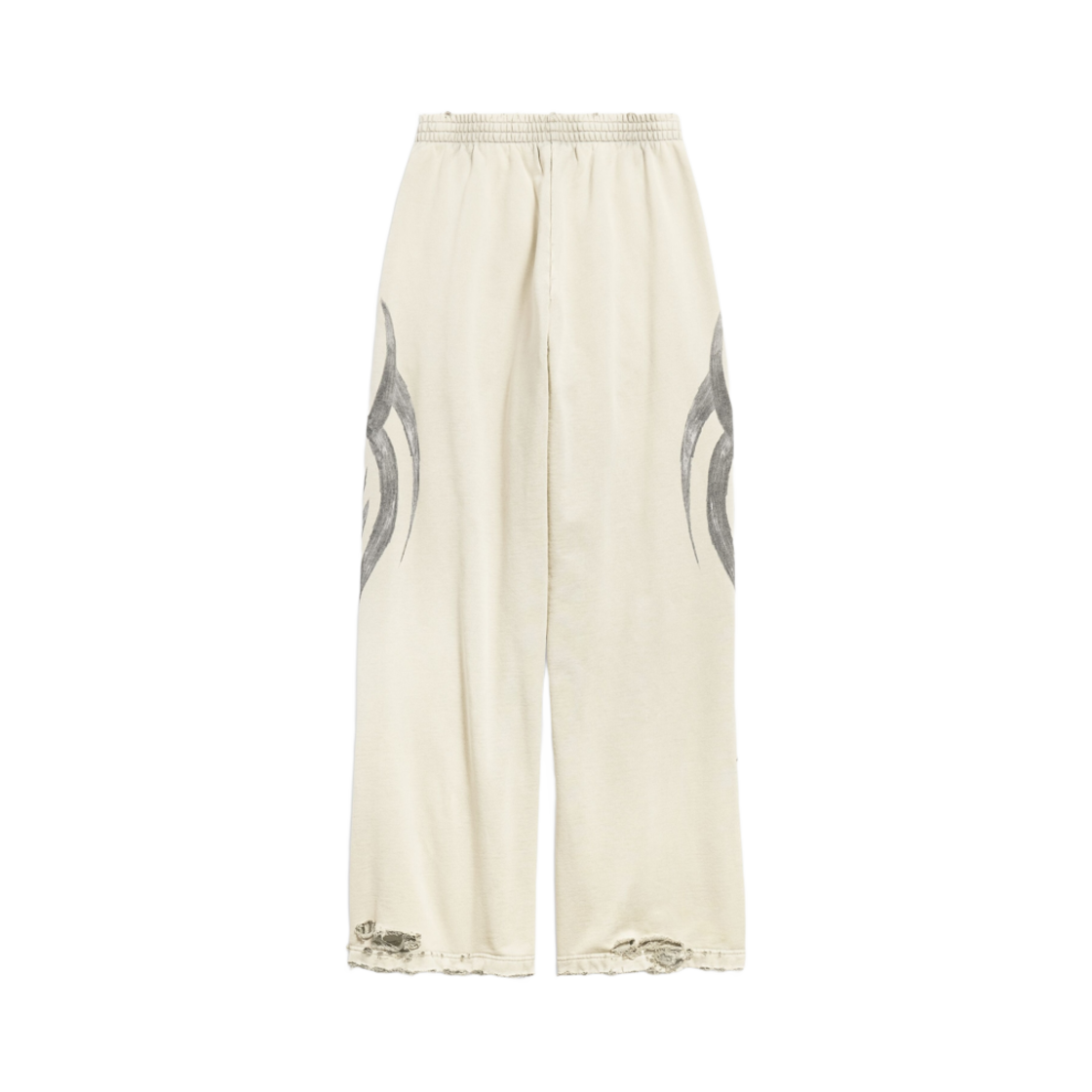 발렌시아가 Y2K 배기 스웨트팬츠 라이트 베이지(Balenciaga Y2K Baggy Sweatpants Light Beige) - 2