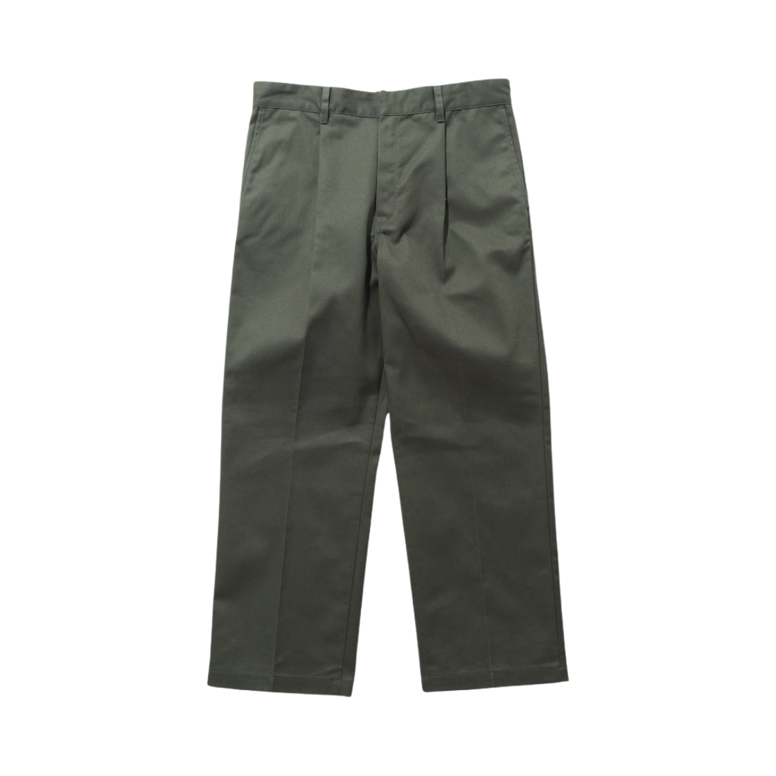와코 마리아 x 디키즈 플리츠 트라우저 올리브 그린(Wacko Maria x Dickies Pleated Trousers Olive Green)