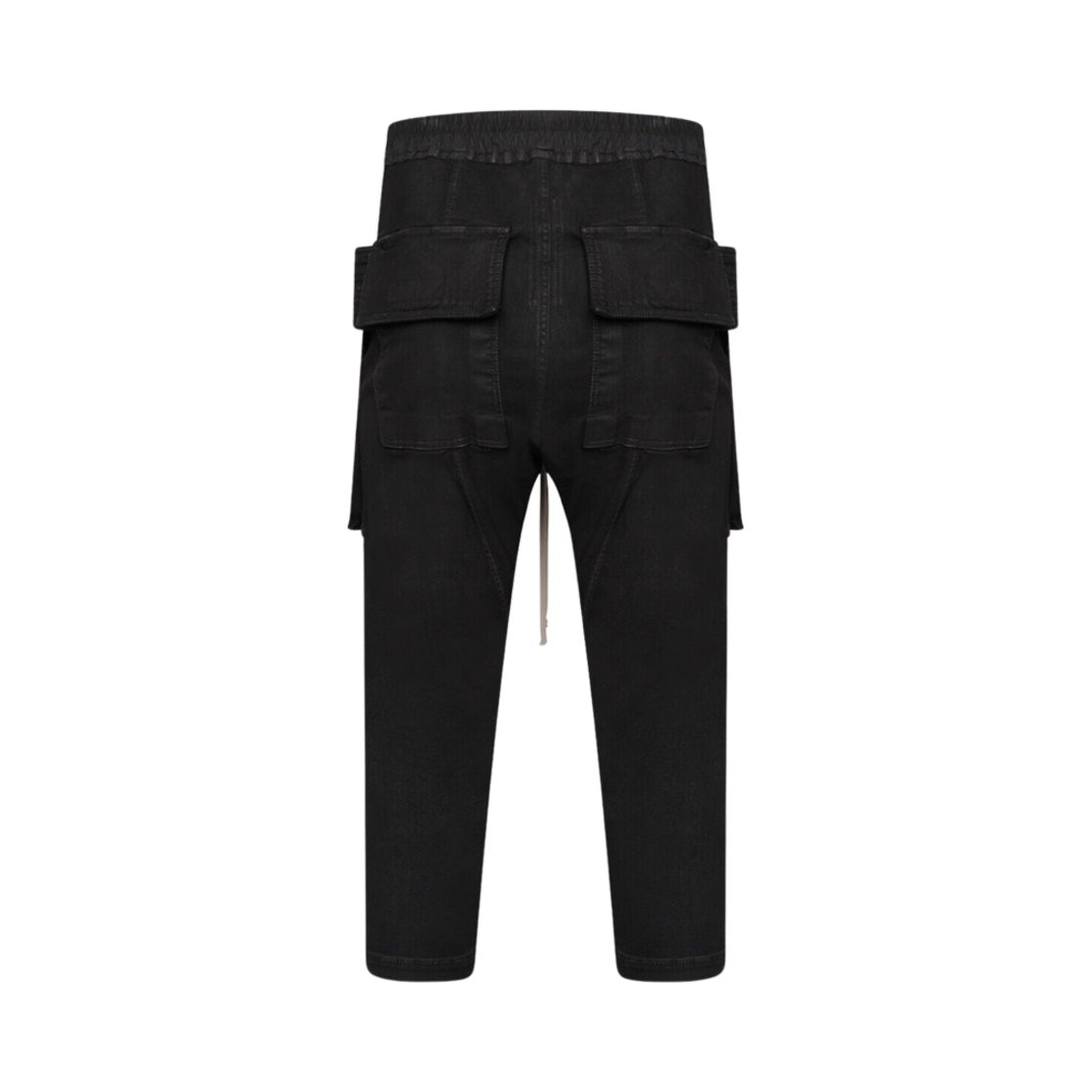 릭 오웬스 다크쉐도우 크리치 카고 크롭 드로우스트링 팬츠 블랙(Rick Owens Drkshdw Creatch Cargo Cropped Drawstring Pants Black) - 2