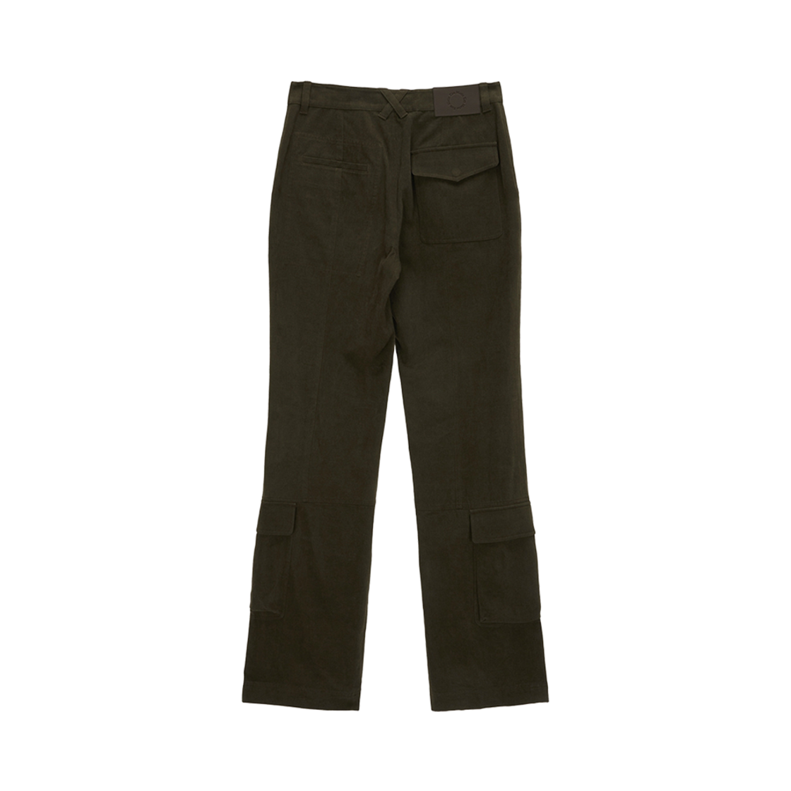 (W) 마뗑킴 워시드 슬림 카고 팬츠 카키((W) Matin Kim Washed Slim Cargo Pants Khaki) - 2
