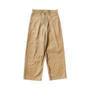 Kapital 8W Corduroy Zipper Port Baggy Pants Beige